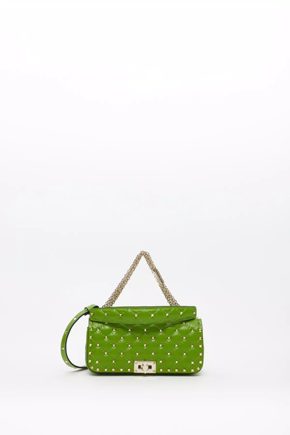 Borsa A Spalla Rockstud Spike In Vitello
